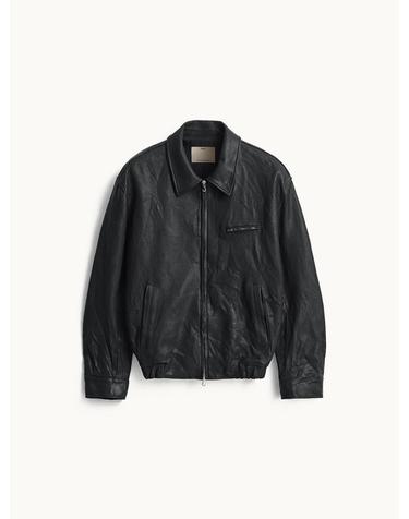 Goat Leather Jacket_Black