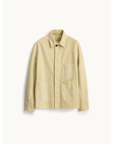 Brushed Cotton Work Jacket_French Yellow