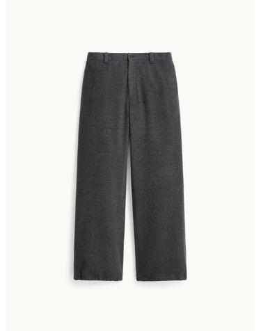 포터리 Wool Jersey Bending Pants_Charcoal