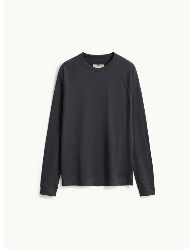 포터리 Long Sleeve Classic T-shirt_Charcoal 착용컷