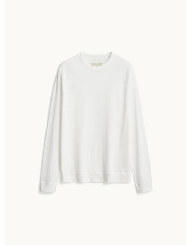 포터리 Long Sleeve Classic T-shirt_White 착용컷