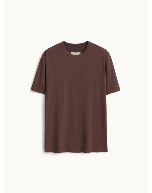 포터리 Short Sleeve Classic T-shirt_Brown 착용컷
