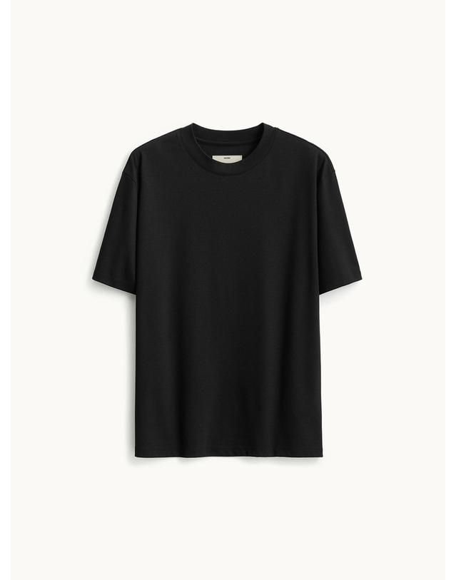 포터리 Short Sleeve Compact T-shirt_Black 착용컷