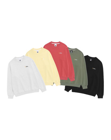 내셔널지오그래픽 N261USW910 폴하스 스몰로고 맨투맨 5종택1
