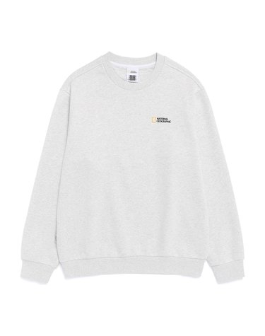 내셔널지오그래픽 N261USW910 폴하스 스몰로고 맨투맨 OATMEAL
