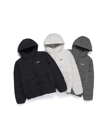 내셔널지오그래픽 N254UDW950 경량 후드 덕다운 점퍼 3종택 1