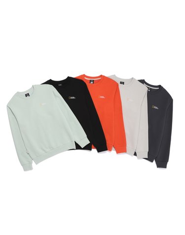 내셔널지오그래픽 N253USW910 폴하스 스몰로고 맨투맨 5 종택 1
