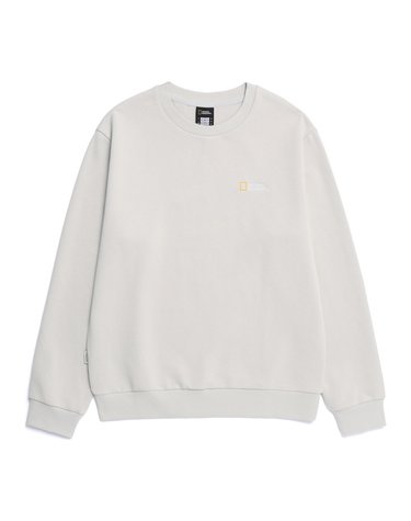 내셔널지오그래픽 N253USW910 폴하스 스몰로고 맨투맨 L/GREY