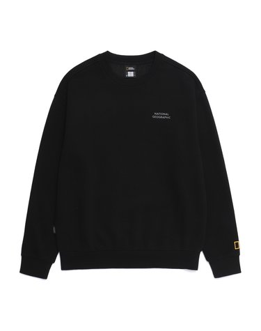 내셔널지오그래픽 N253USW930 동물 그래픽 맨투맨 BLACK