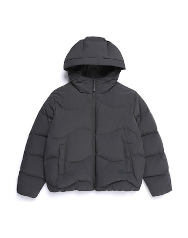 내셔널지오그래픽 N254WDW970 여성 물결 퀼팅 덕다운 점퍼 GREY