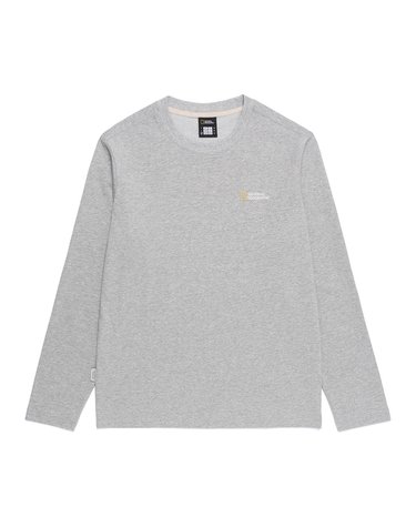 내셔널지오그래픽 N253UTS910 팔코 스몰로고 긴팔 티셔츠 M/GREY