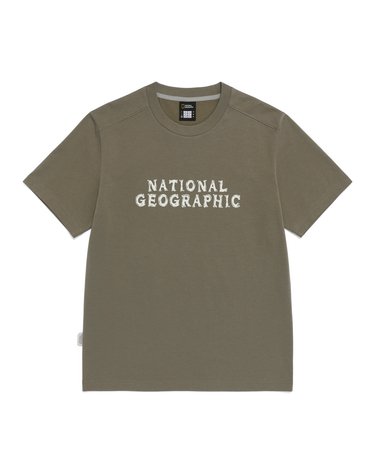 내셔널지오그래픽 N265UTS920 네오디 빅로고 반팔 티셔츠 G/KHAKI