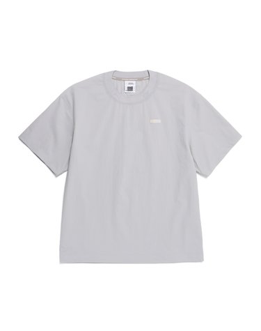 내셔널지오그래픽 N252UTS840 아델리 경량 우븐 라운드 반팔 티셔츠 SILVER GREY