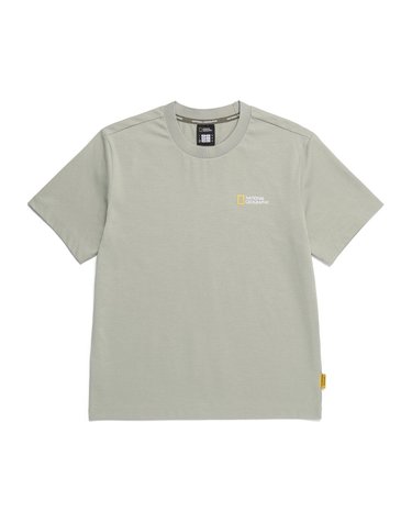 내셔널지오그래픽 N252UTS992 COOL MAX 월드맵 베이직핏 반팔 티셔츠 GREEN OLIVE
