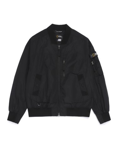 내셔널지오그래픽 N261UJP940 로우머스 항공점퍼 BLACK