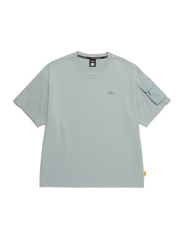 내셔널지오그래픽 남성 N252MTS910 NRN 소매 포켓  반팔 티셔츠 KHAKI GREEN