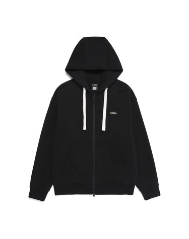 내셔널지오그래픽 N253UFT901 라르가 헤비웨이트 후드 집업 BLACK