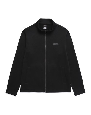 내셔널지오그래픽 N254UFJ810 글리제 가디건형 집업 점퍼 BLACK