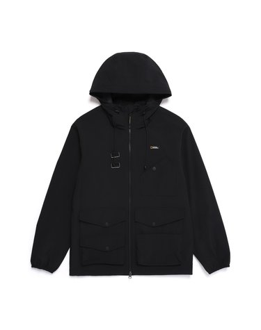 내셔널지오그래픽 N251UJP901 멀티포켓 후드 마운틴 점퍼 CARBON BLACK