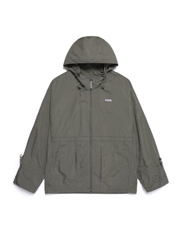 내셔널지오그래픽 N252UJP130 NRN 셔링 우븐 셋업 바람막이 STONE GREY