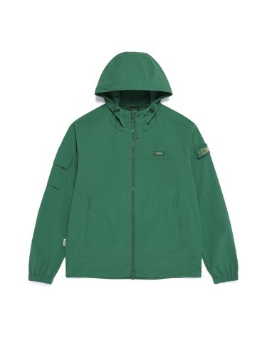 내셔널지오그래픽 N262UFT940 아델리 냉감 스트레치 세미오버핏 후드 풀집업 점퍼 GREEN HILLS