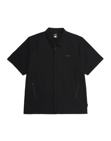 내셔널지오그래픽 남성 N252MSH350 마이크로 에어닷 세미오버핏 셔켓 CARBON BLACK