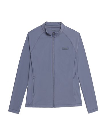 내셔널지오그래픽 N252URG410 베이직 집업 래쉬가드 BLUE GREY