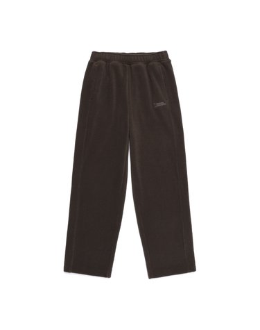 내셔널지오그래픽 N254UPT960 변형 플리스 세미루즈 스트레이트 팬츠 BROWN