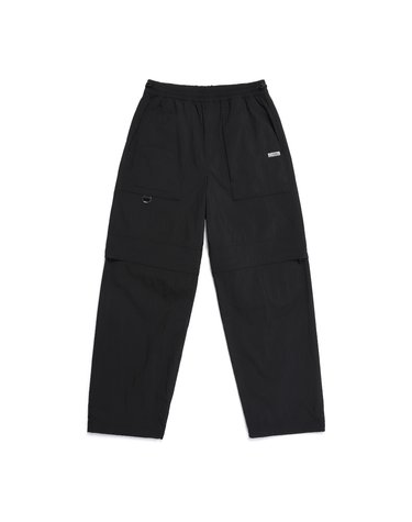 내셔널지오그래픽 N252UPT130 NRN 셔링 우븐 셋업 릴렉스핏 팬츠 CARBON BLACK