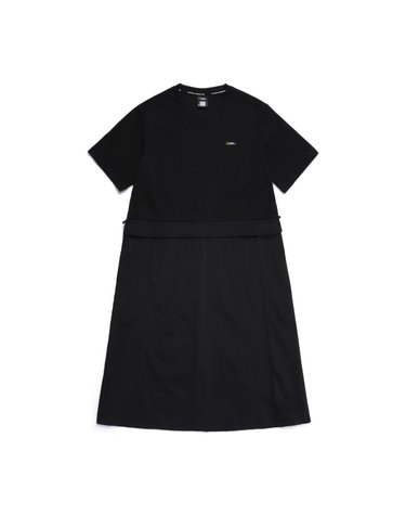 내셔널지오그래픽 N252WOP981 여성 하이브리드 반팔 원피스 CARBON BLACK