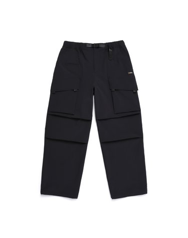 내셔널지오그래픽 남성 N252MPT100 NRN 카고 와이드핏 팬츠 CARBON BLACK