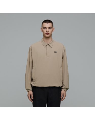 내셔널지오그래픽 N243USW031 아르켈론 우븐 카라형 티셔츠 SAND BEIGE