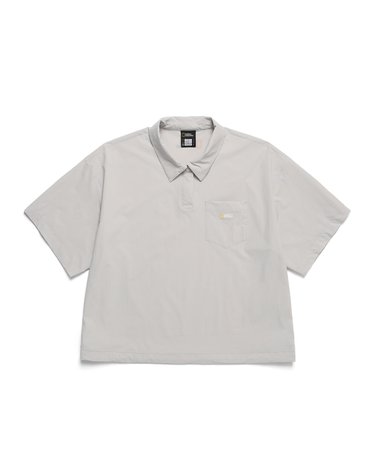 내셔널지오그래픽 N242WTS960 여성 데일리 경량 우븐 스트레치 카라티셔츠 ICE GREY