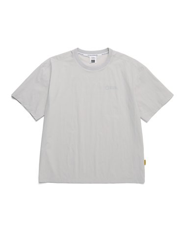 내셔널지오그래픽 N242UTS962 데일리 경량 우븐 반팔 백그래픽 티셔츠 ICE GREY