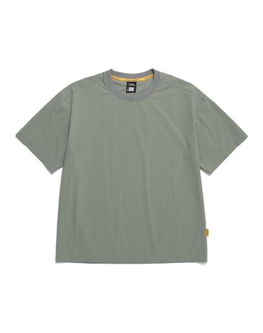 내셔널지오그래픽 N242UTS962 데일리 경량 우븐 반팔 백그래픽 티셔츠 LICHEN KHAKI