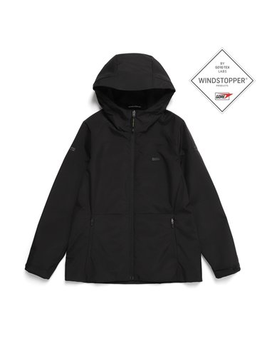 내셔널지오그래픽 N243WJP220 여성 윈드스토퍼후드 자켓 CARBON BLACK