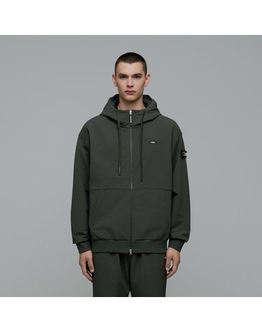 내셔널지오그래픽 N244UFT950 아르켈론 더블웜 기모 우븐 후드 집업 F KHAKI