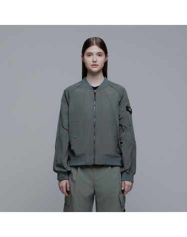 내셔널지오그래픽 N241WJP970 여성 아나스 블루종 점퍼 LICHEN KHAKI
