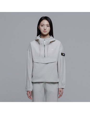 내셔널지오그래픽 N241WFT180 여성 우븐 스트레치 후디 아노락 MOURNING BEIGE