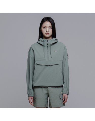 내셔널지오그래픽 N241WFT180 여성 우븐 스트레치 후디 아노락 LICHEN KHAKI