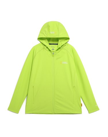 내셔널지오그래픽 N242URG520 유니 컨셉그래픽 후드 집업 래쉬가드 TOPAZ GREEN