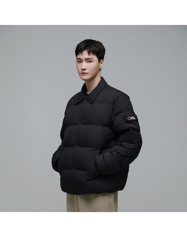 내셔널지오그래픽 남성 내셔널지오그래픽 N244MDW950 카라 경량 구스 다운 점퍼 종택1