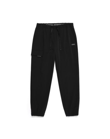내셔널지오그래픽 남성 내셔널지오그래픽 N244MPT330 액티브 우븐 트레이닝 조거 팬츠 CARBON BLACK