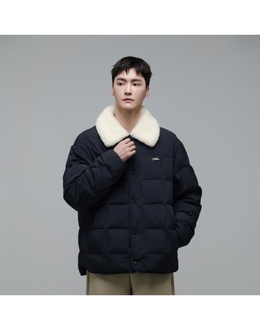 내셔널지오그래픽 N244UDW070 카라 부클넥 다운 점퍼 CARBON BLACK