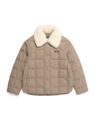 내셔널지오그래픽 N244UDW070 카라 부클넥 다운 점퍼 SAND BEIGE