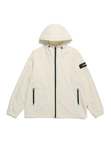 내셔널지오그래픽 N242UFT942 데일리 경량 우븐 스트레치 바람막이 CRYSTAL BEIGE
