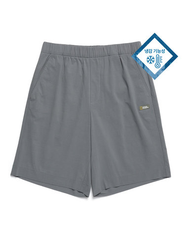 내셔널지오그래픽 N242UHP950 쿨링 5부 숏팬츠 IRON GREY