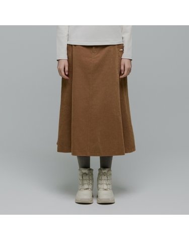 내셔널지오그래픽 N244WSK040 여성 코듀로이 스커트 TAN