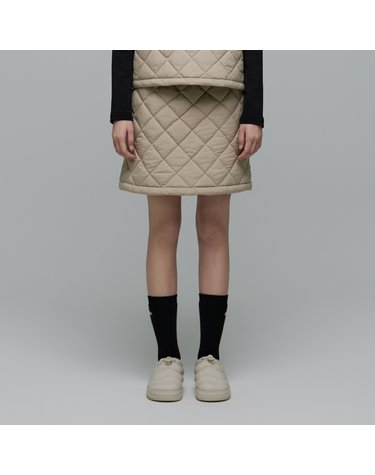 내셔널지오그래픽 N244WSK010 여성 엘크 패딩 숏기장 스커트 BEIGE
