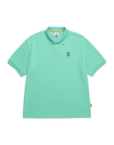 내셔널지오그래픽 N242UPL910 동물 와펜 피케 반팔 티셔츠 PARIS GREEN